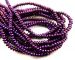 purple Hematite wheel rondelle 3x2mm AAA