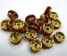 red  gold Plated Crystal Rhinestone Spacer Beads 8mm AAA
