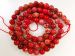 red genuine sea sediment Jasper round 06mm AAA Imperial  treated natural