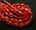 Red Crystal teardrop faceted 16x10mm AAA