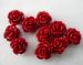 Red reformed Coral rose flower 10mm AAA