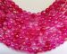 P Pink Agate round faceted 06mm AAA