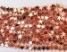 rose rosy Gold Plated Hematite star 06mm AAA