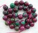 Ruby zoisite colour (green rose pink) agate round 14mm AAA
