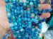 Striped banded Blue Agate round 10mm