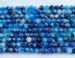 Striped Blue banded Agate star cutting 08mm AAA