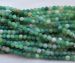 smooth frosty banded Striped green Agate round 06mm AAA