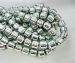 clearance-Silver Plated Hematite tube 10x10mm AAA