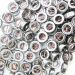 Silver Plated Hematite donuts circle 08mm AAA