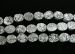 silver  Druzy Quartz Agate Flat back Cabochon oval beads 10x8mm