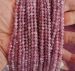 clearance--D100% natural genuine strawberry quartz round faceted about 5mm AAA