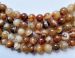 banded brown Agate round 12mm AAA striped AAA