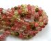 R Tiger Quartz Watermelon Tourmaline round 12mm AAA red pink yellow