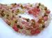 Tiger Quartz Watermelon Tourmaline round faceted graduated 6mm to 14mm AAA red pink yellow