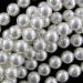 high quality White south sea shell Pearl round 3mm AAA
