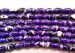 Purple White zebra jasper drum 8x5mm AAA